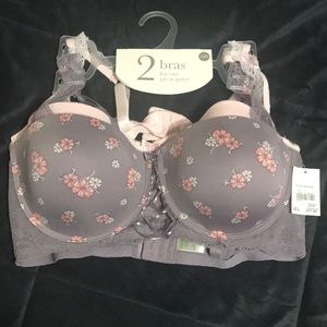 42D 2 Pack Underwire Bras